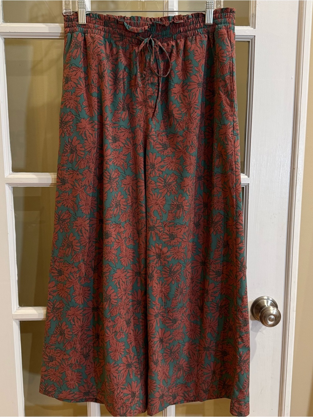 Toad & Co Women's Sunkissed Wide Leg Crop Pant Size Medium